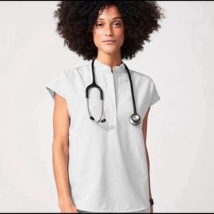 Figs Space Grey Rafaela top and Zamora Joggers